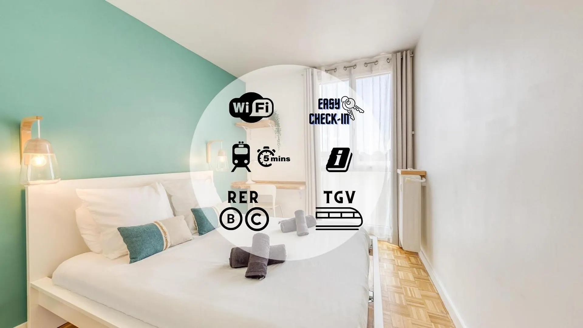 Blue Dream - Rer B&C - Netflix / Disney+/ Easy Check-In Apartment Massy  Massy (Essonne)